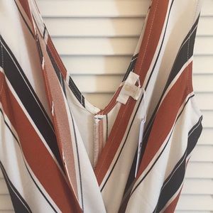 Charming Charlie Jumpsuit-Stripes Size S